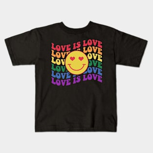 Love Is Love Pride Month Kids T-Shirt